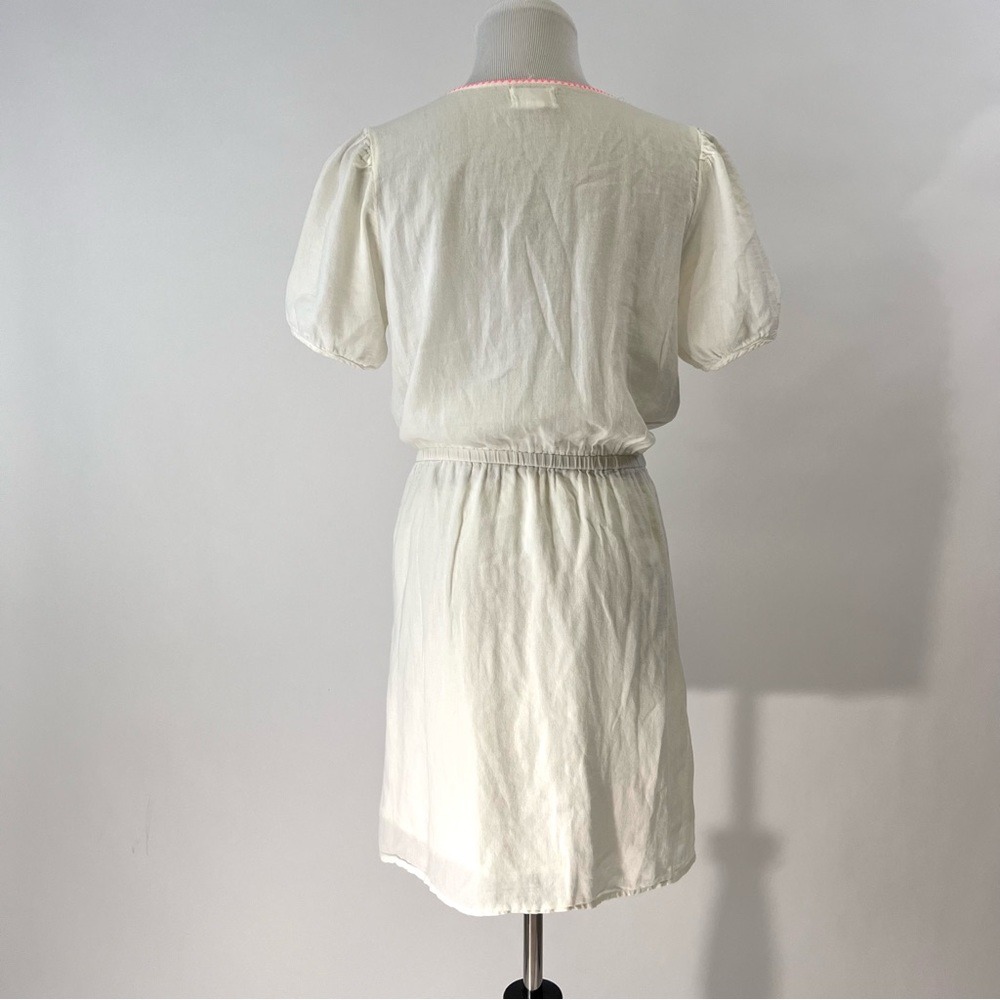 D.Ra Sayuri Ivory Embroidered Mini Dress M View 5